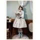 Alice Girl Iris Garden In Spring Square Neck JSK(6th Pre-Order/2 Colours/Full Payment Without Shipping)